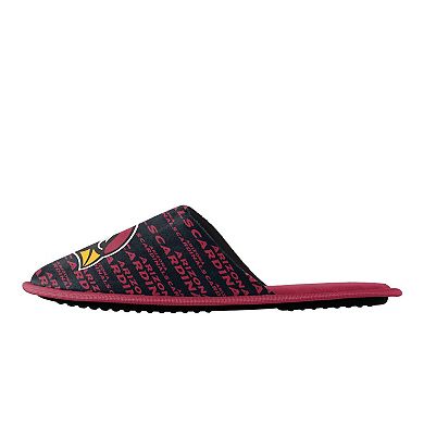 Men's FOCO Arizona Cardinals Scuff Logo Slide Slippers