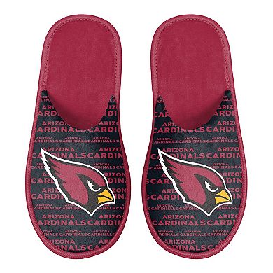 Men's FOCO Arizona Cardinals Scuff Logo Slide Slippers