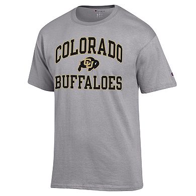 Men's Champion Heather Gray Colorado Buffaloes High Motor T-Shirt