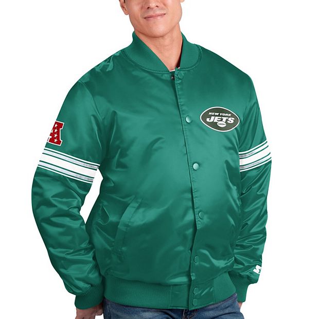 New York Jets Starter The Pick and Roll Full-Snap Jacket - Green