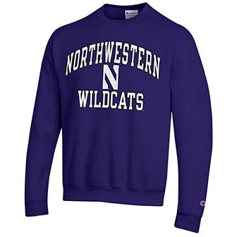 Men's Champion Purple Northwestern Wildcats High Motor Pullover Sweatshirt