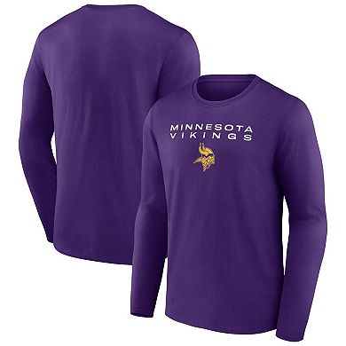 Men's Fanatics Branded Purple Minnesota Vikings Advance to Victory Long Sleeve T-Shirt