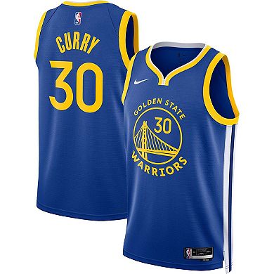 Unisex Nike Stephen Curry Royal Golden State Warriors Swingman Jersey - Icon Edition