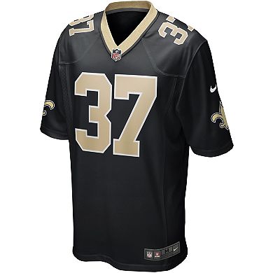 Men's Nike Steve Gleason Black New Orleans Saints Game Retired Player Jersey