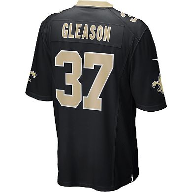 Men's Nike Steve Gleason Black New Orleans Saints Game Retired Player Jersey