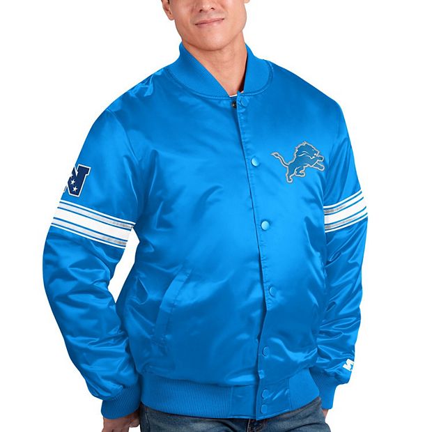 Detroit Lions Starter Jackets , Lions Pullover Starter Jacket