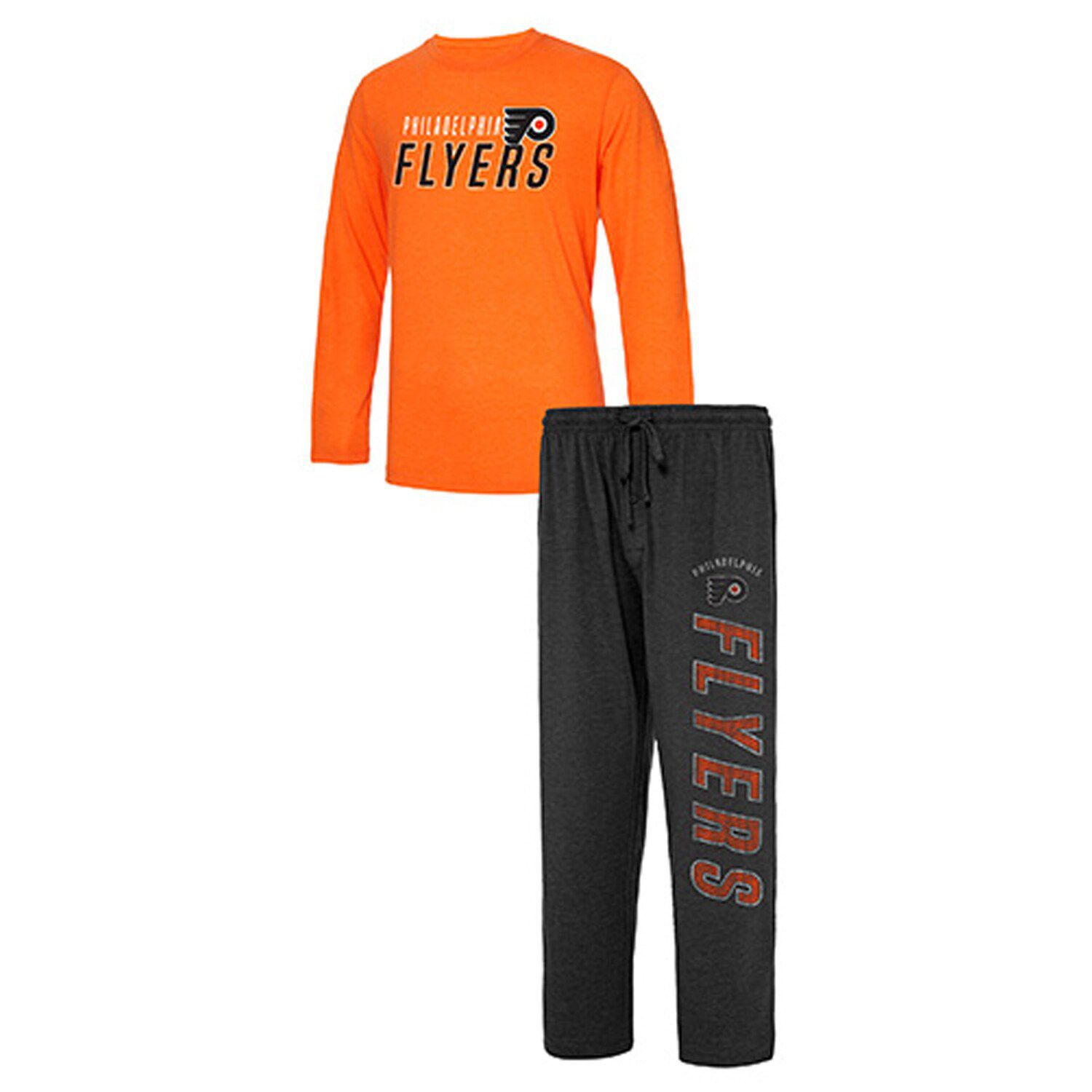 Women's Concepts Sport Orange/Blue New York Knicks Long Sleeve T-Shirt and  Shorts Sleep Set
