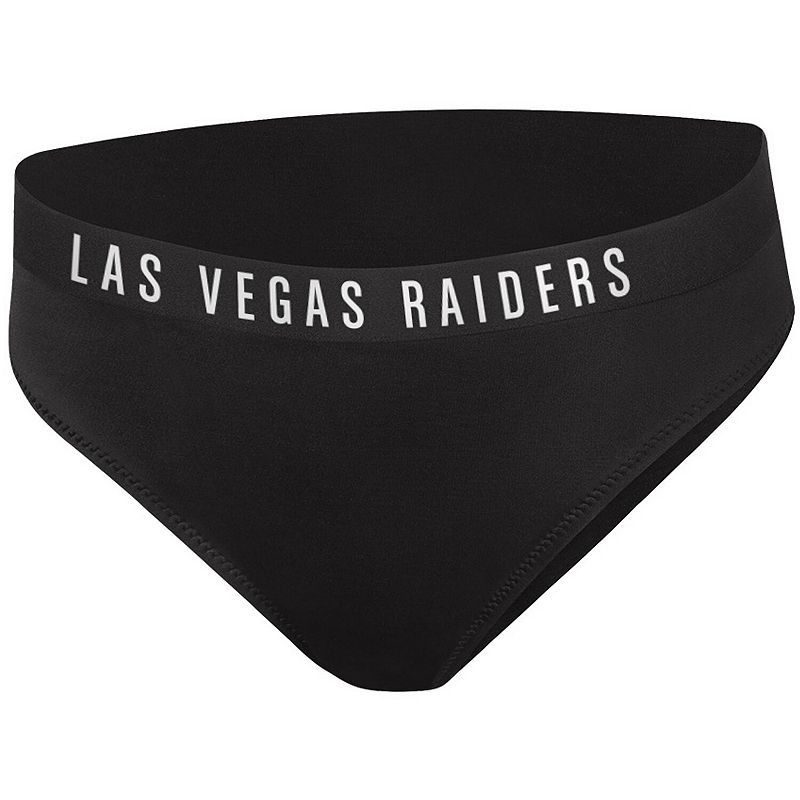 Women's G-III 4Her by Carl Banks Black Las Vegas Raiders All-Star Bikini Bottom, Size: XL, Lvr Black