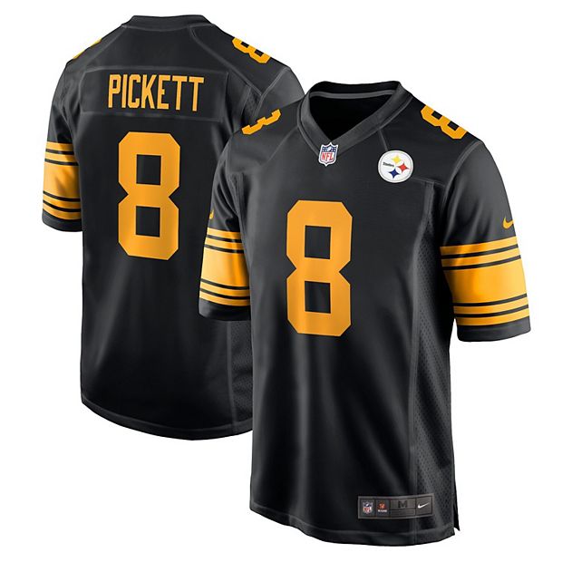 Men's Nike Kenny Pickett Black Pittsburgh Steelers Alternate Game Jersey