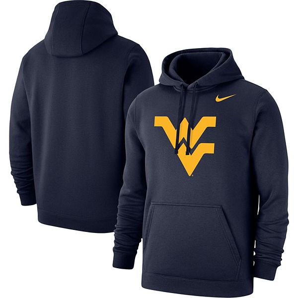 Men's Nike Navy West Virginia Mountaineers Primary Logo Club Fleece ...