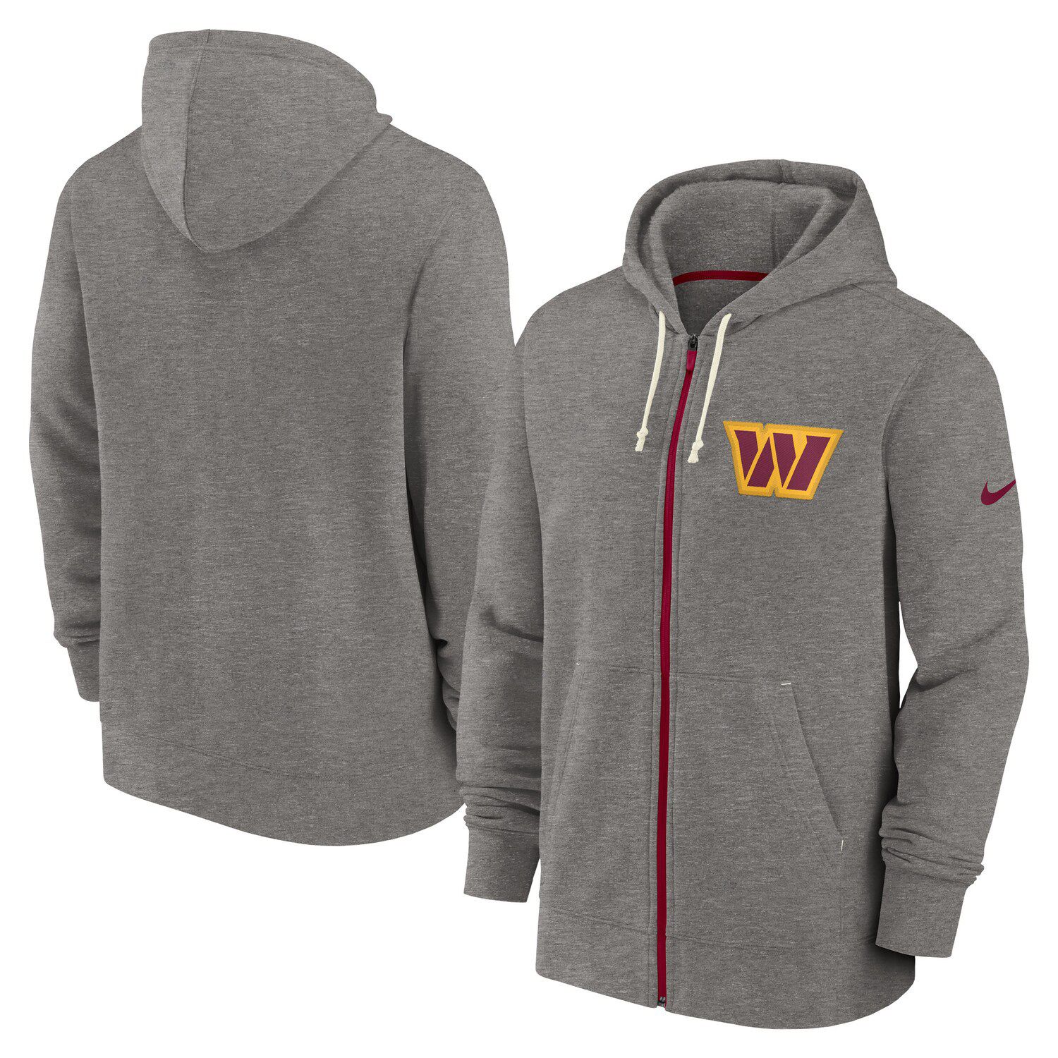 Nike Men's Washington Commanders Overlap Black Pullover Hoodie