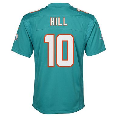 Youth Nike Tyreek Hill Aqua Miami Dolphins Alternate Game Jersey