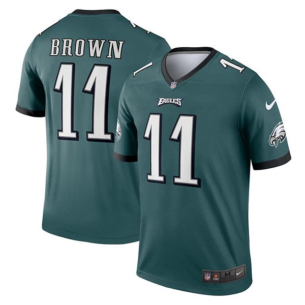 Men's Nike A.J. Brown Midnight Green Philadelphia Eagles - Game Jersey Size: Medium