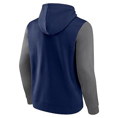 Men's Fanatics Branded Navy Sporting Kansas City To Victory Pullover Hoodie