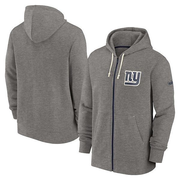 Buffalo Bills Nike Historic Lifestyle Full-Zip Hoodie - Heather Charcoal