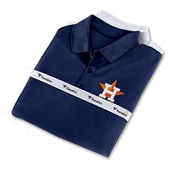 Houston Astros Antigua MLB Polo Short Sleeved Button Collared