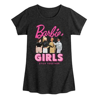 Girls 7-16 Barbie Stick Together Tee