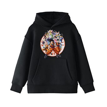 Boys 8-20 Dragon Ball Super Saiyan Team Hoodie