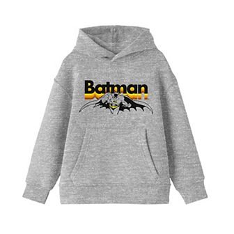 Boys 8-20 Batman Fun Text Hoodie