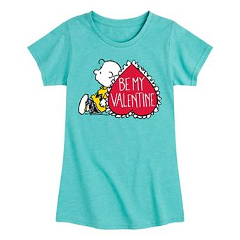 Girls 7-16 Peanuts Be My Valentine Tee