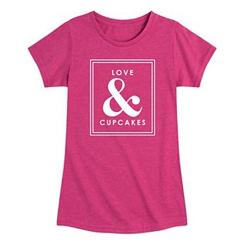 Girls 7-16 Love And Cupcakes Tee