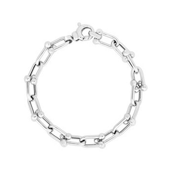 Karat Rush Sterling Silver Jaxx Link Bracelet