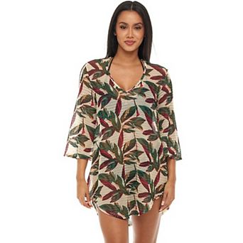 Women's Jordan Taylor Flowy Print Coverup Swimdress