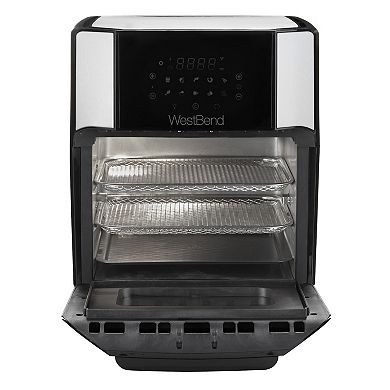 West Bend 12.6-qt. Digital Air Fryer Oven with 3 Trays & Rotisserie Spit