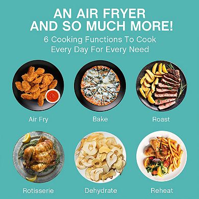 West Bend 12.6-qt. Digital Air Fryer Oven with 3 Trays & Rotisserie Spit