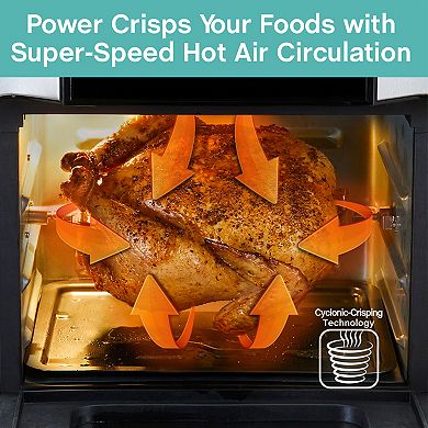 West Bend 12.6-qt. Digital Air Fryer Oven with 3 Trays & Rotisserie Spit