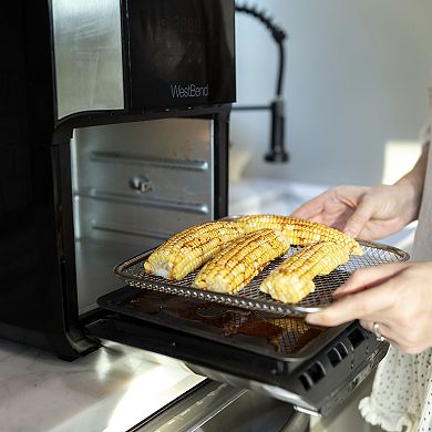 West Bend 12.6-qt. Digital Air Fryer Oven with 3 Trays & Rotisserie Spit
