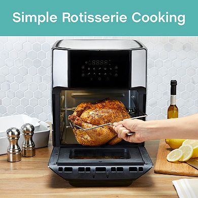 West Bend 12.6-qt. Digital Air Fryer Oven with 3 Trays & Rotisserie Spit