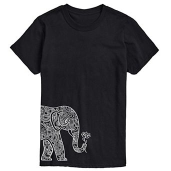 Big & Tall Elephant Lotus Tee