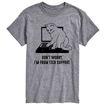 Big & Tall I'm From Tech Support Tee