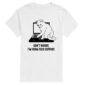 Big & Tall I'm From Tech Support Tee