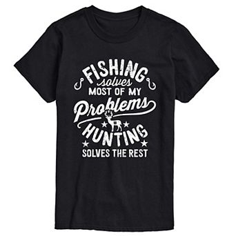 Big & Tall Fishing Solves Tee