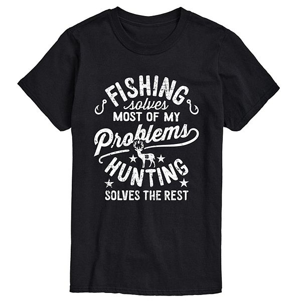 Big & Tall Fishing Solves Tee