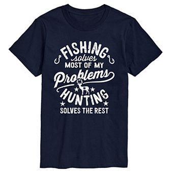 Big & Tall Fishing Solves Tee