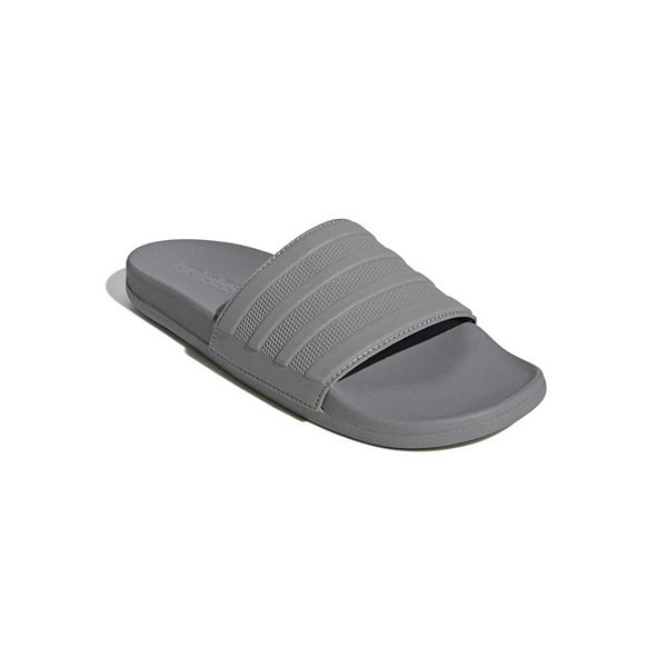 adidas Adilette Men's Comfort Slides - Solid Gray Gray (15)