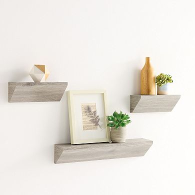 Sonoma Goods For Life Wedge Ledge Wall Shelf 3-piece Set