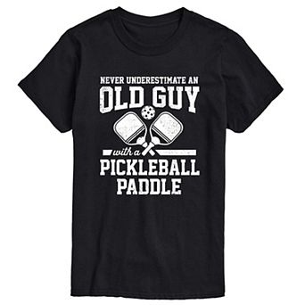 Big & Tall Old Guy Pickleball Tee