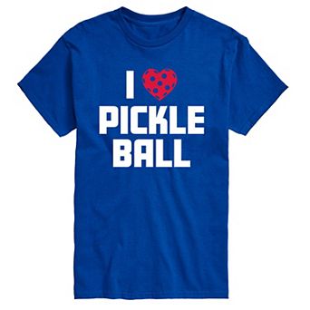 Big & Tall I Love Pickleball Tee
