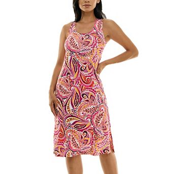 Women's Nina Leonard Bar Back Midi Dress