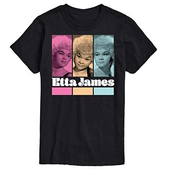 Big & Tall Etta James Grid Tee