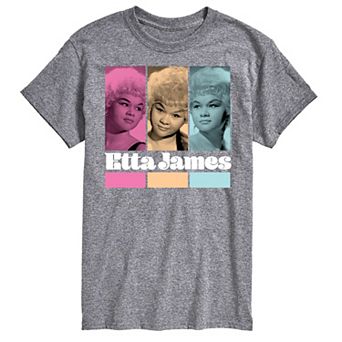 Big & Tall Etta James Grid Tee
