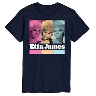 Big & Tall Etta James Grid Tee