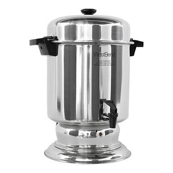 West Bend 55 cup Stainless Steel Commercial Coffee Urn