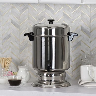 West Bend 55-Cup Stainless Steel Commercial Coffee Urn