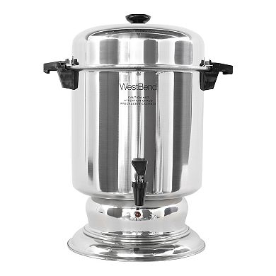 West Bend 55-Cup Stainless Steel Commercial Coffee Urn