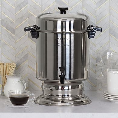 West Bend 55-Cup Stainless Steel Commercial Coffee Urn